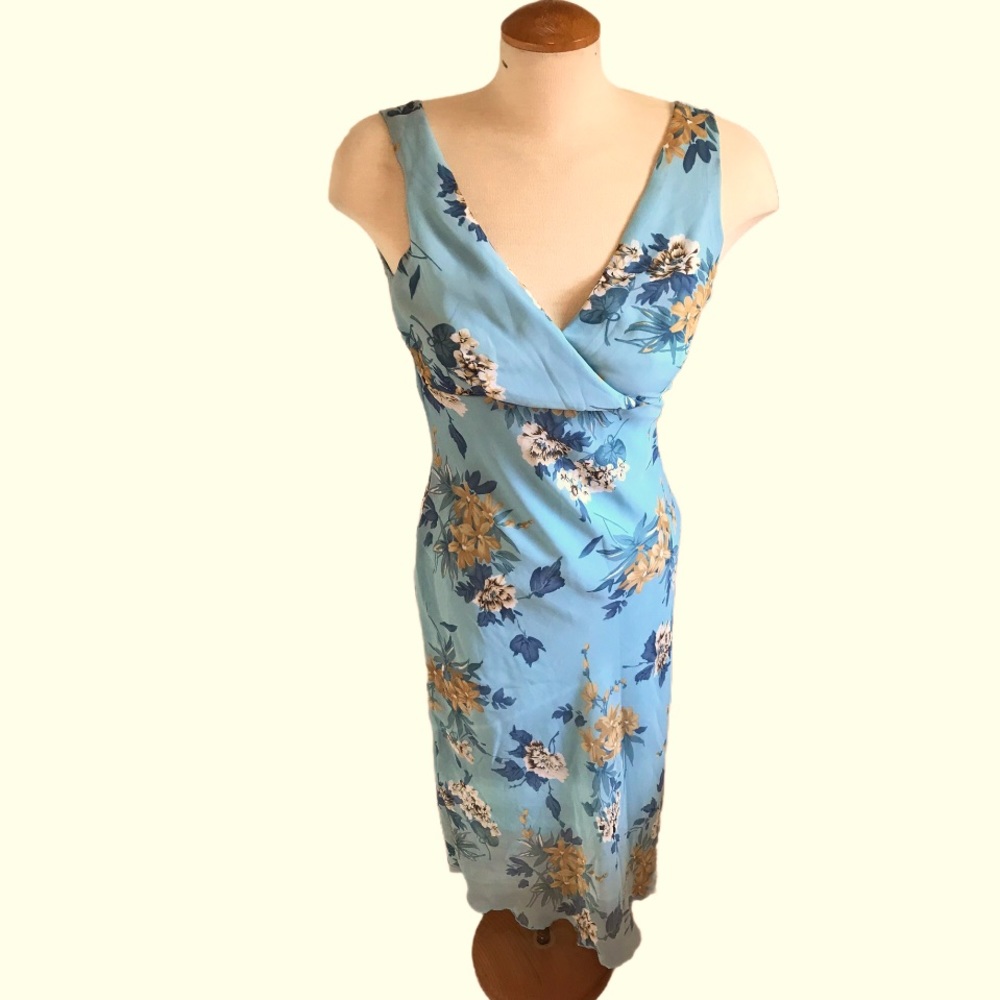 Blue Floral Dress